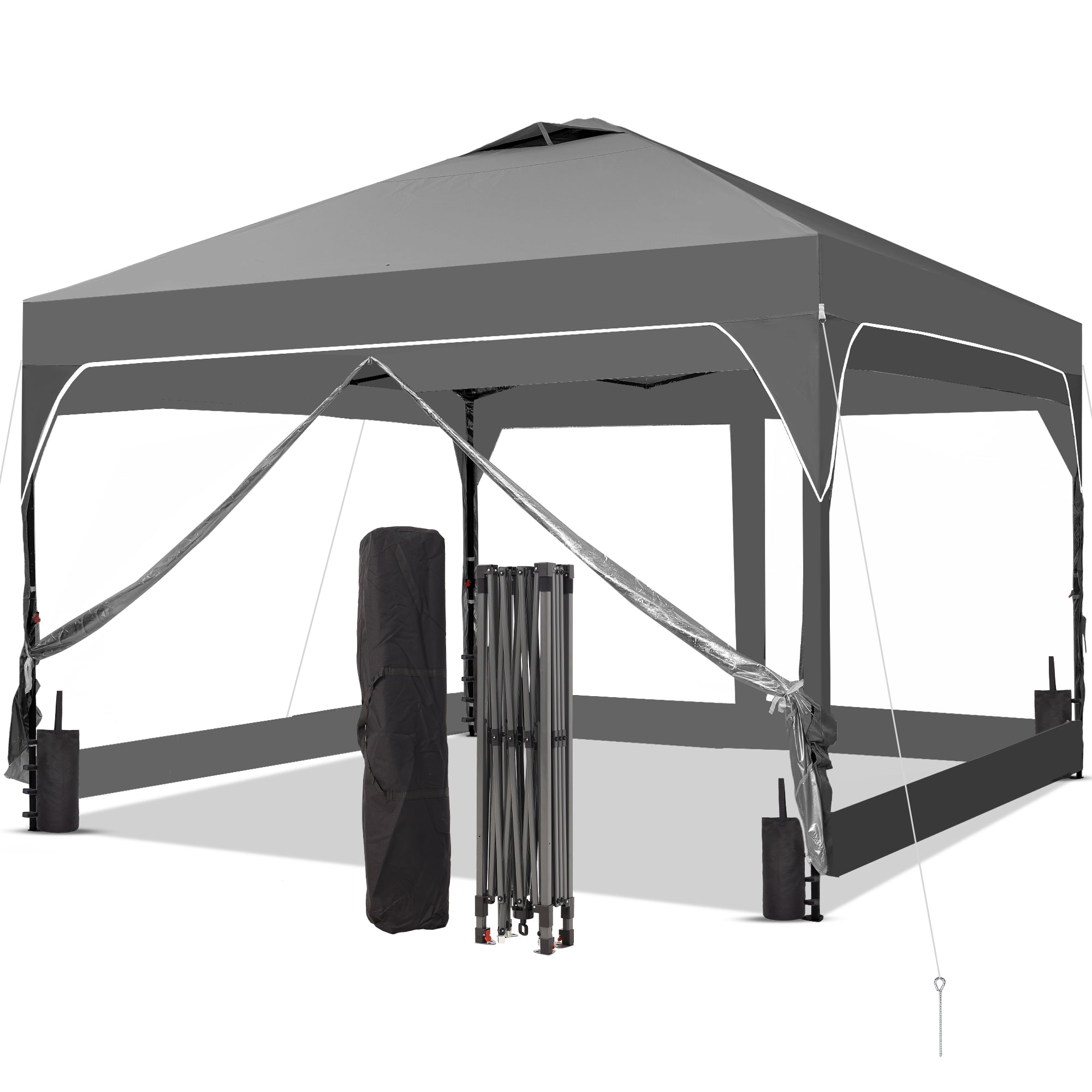 8ft x 8ft Pop Up Canopy Beach Tent