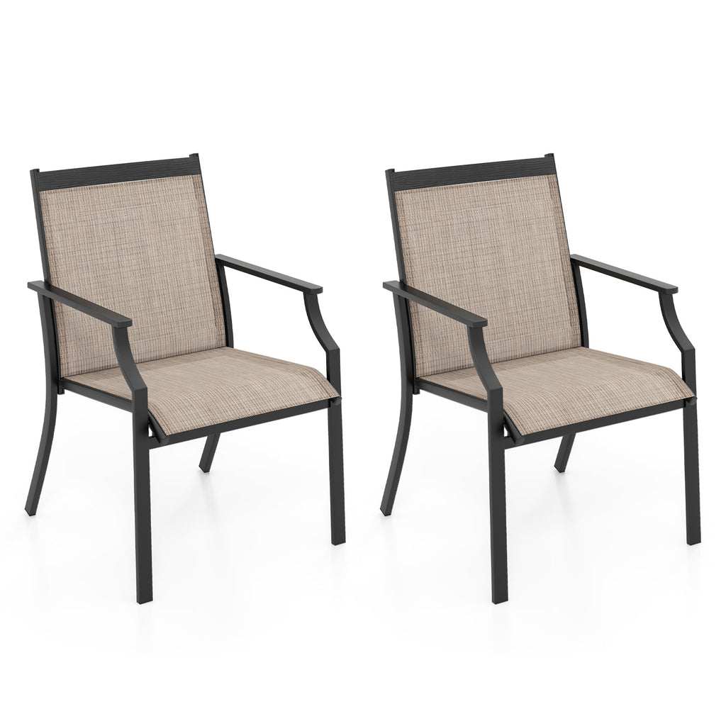 2 Piece Patio Dining Chairs