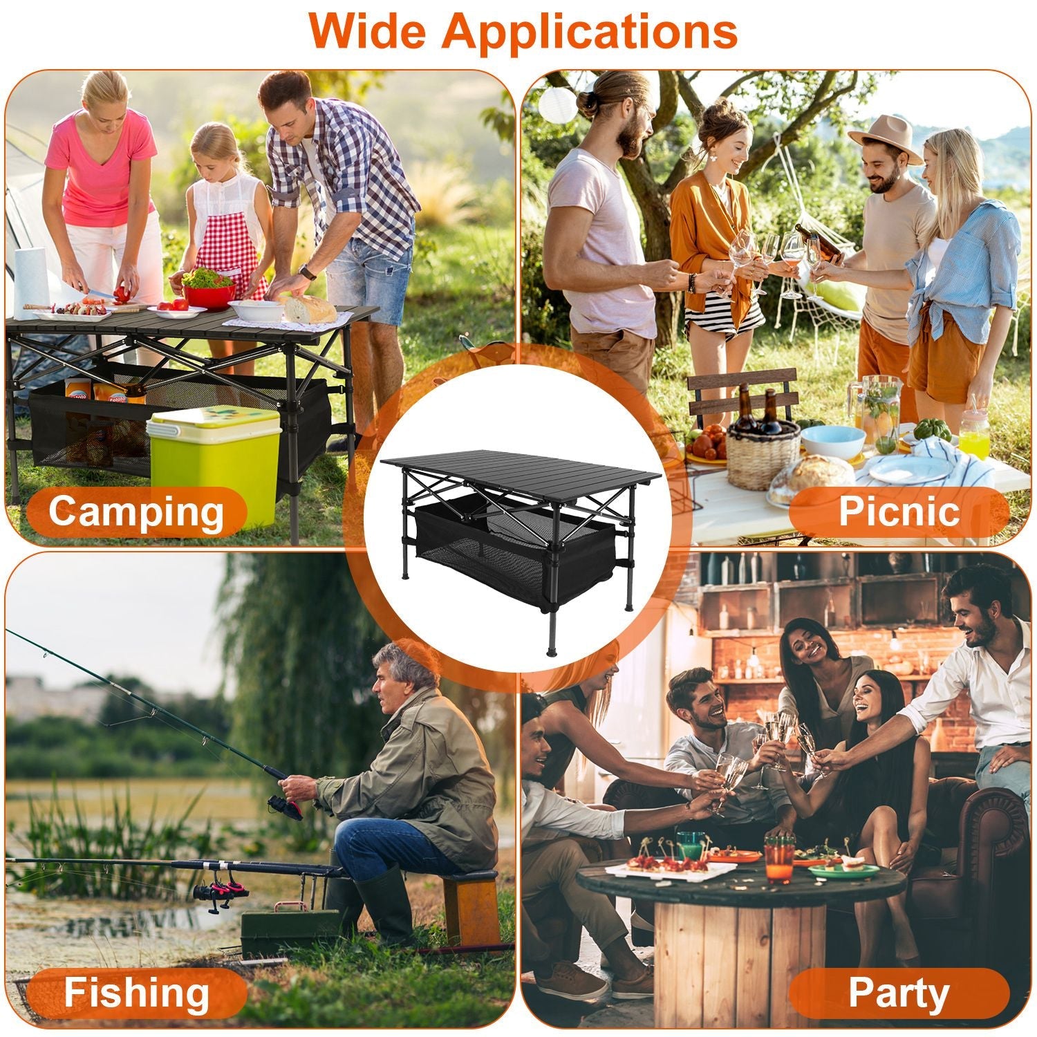 Folding Camping Table Portable Lightweight