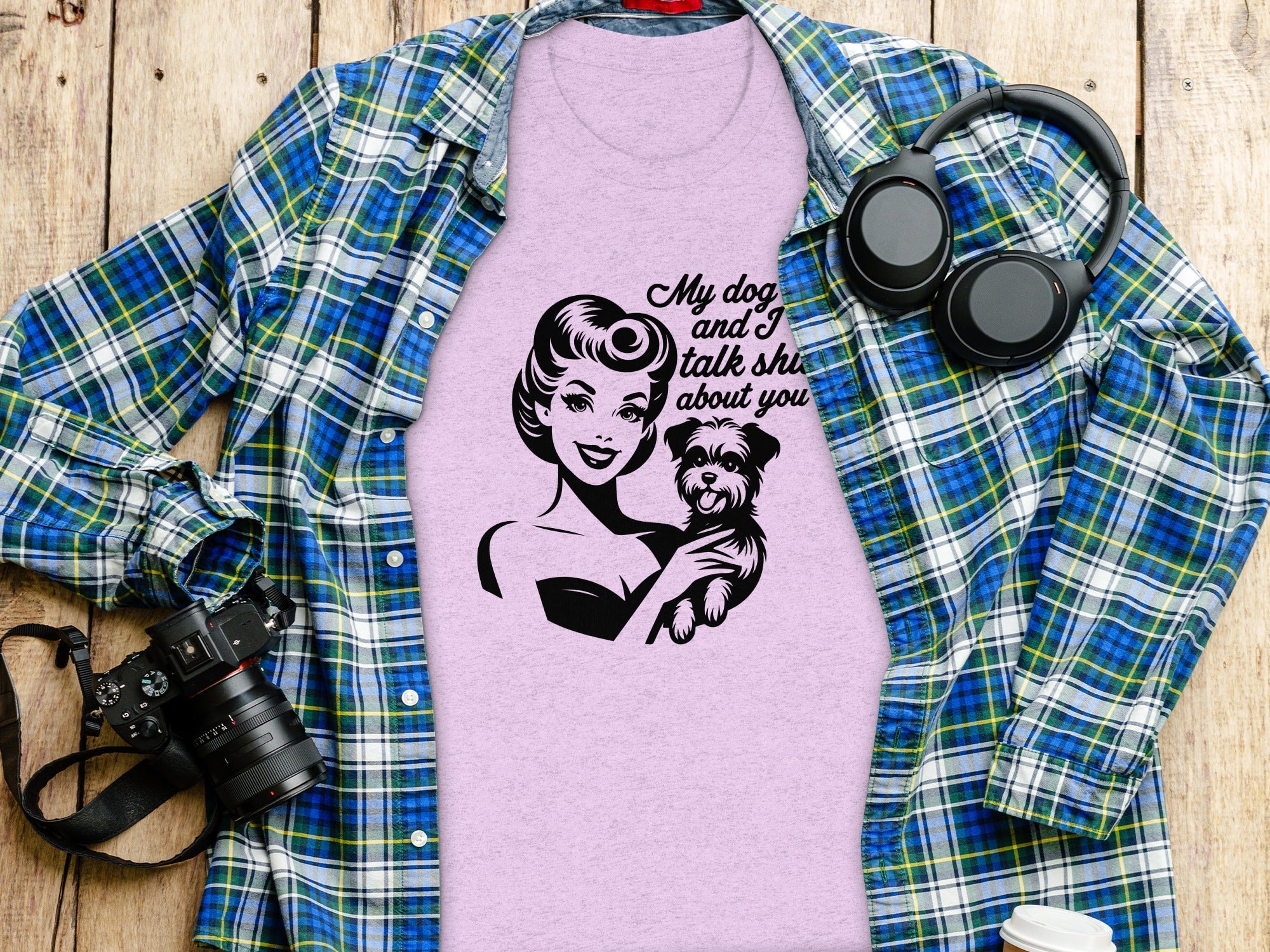 My Dog and I Talk Shit About You Cute Pet Owner T-Shirt