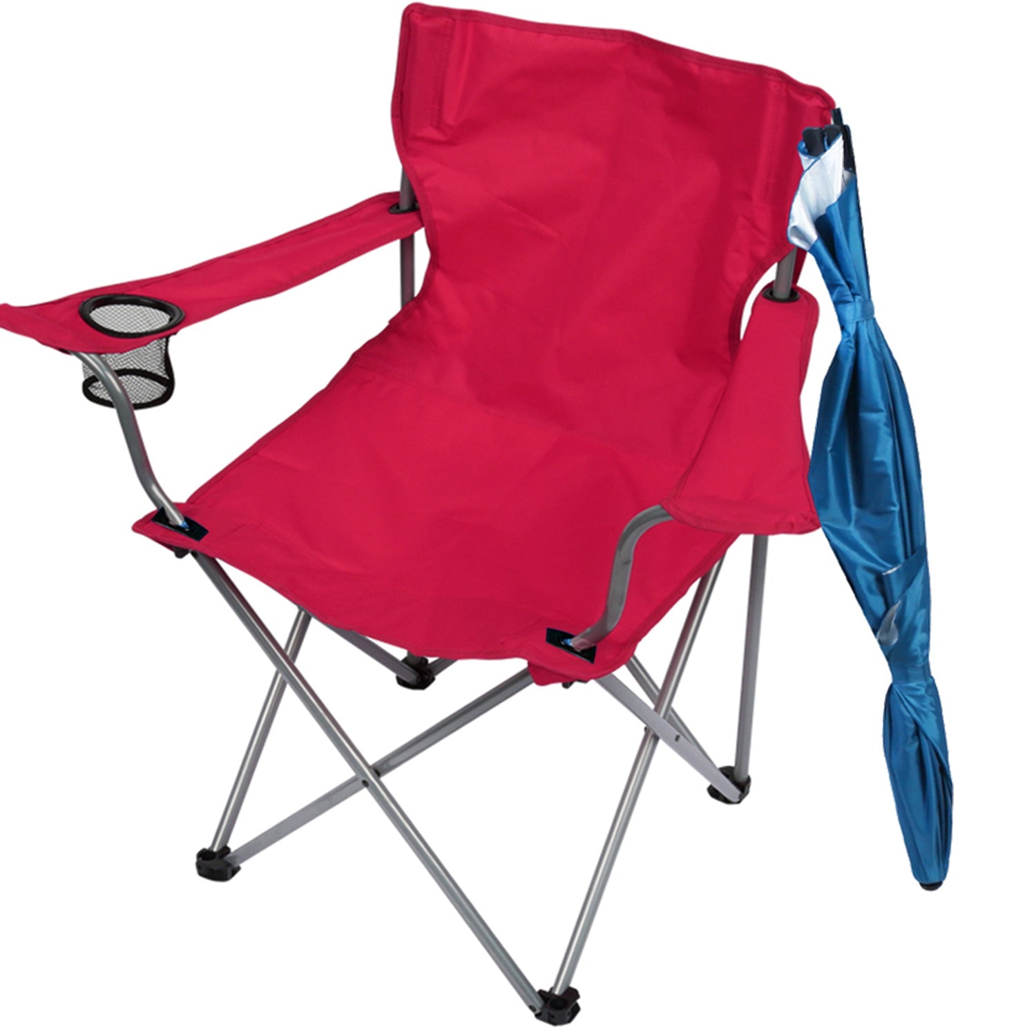 Beach Chair with Detachable Umbrella