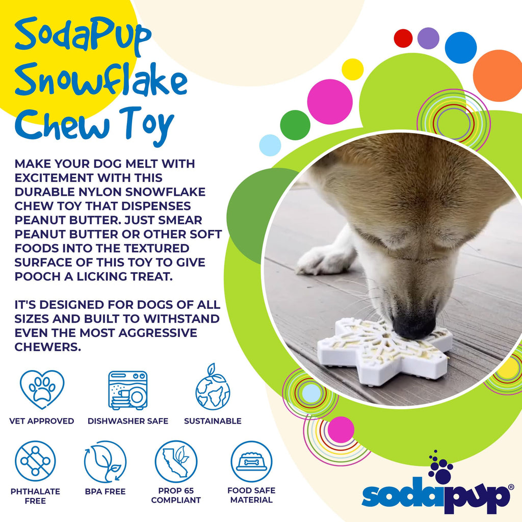 Snowflake Nylon Dog Chew Toy