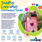 Love eMat - Enrichment Lick Mat for Dogs and Cats