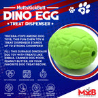 Dinosaur Egg Dog Chew Toy & Treat Dispenser