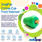 Coffee Cup Rubber Dog Chew Toy
