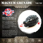 USA-K9 Magnum Grenade  Rubber Chew Toy