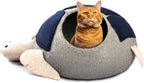 Merino Wool Cat Cave – Handmade Hideaway, 20 Styles