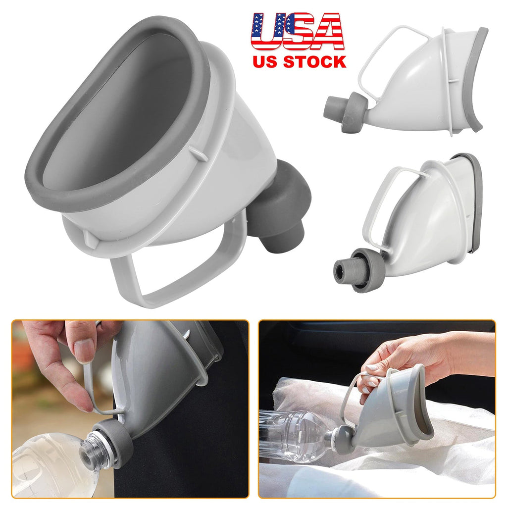 Unisex Potty Pee Funnel Adult Emergency Urinal Device Portable Male Female Toilet For Car Camping Travel Outdoor