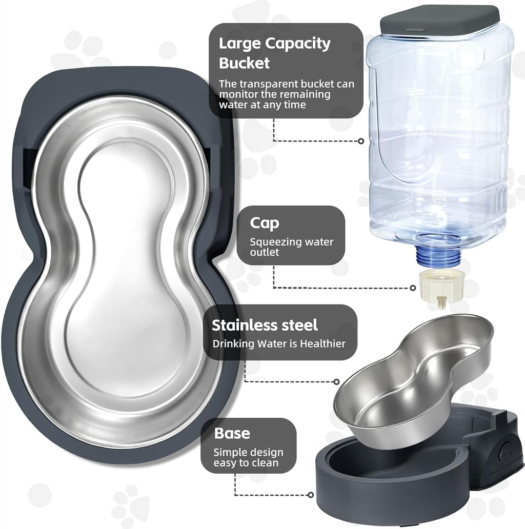 Automatic Cat Feeder & Water Dispenser Set