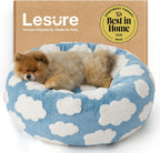 LE SURE Donut Dog Bed – 7 Sizes, 5 Patterns