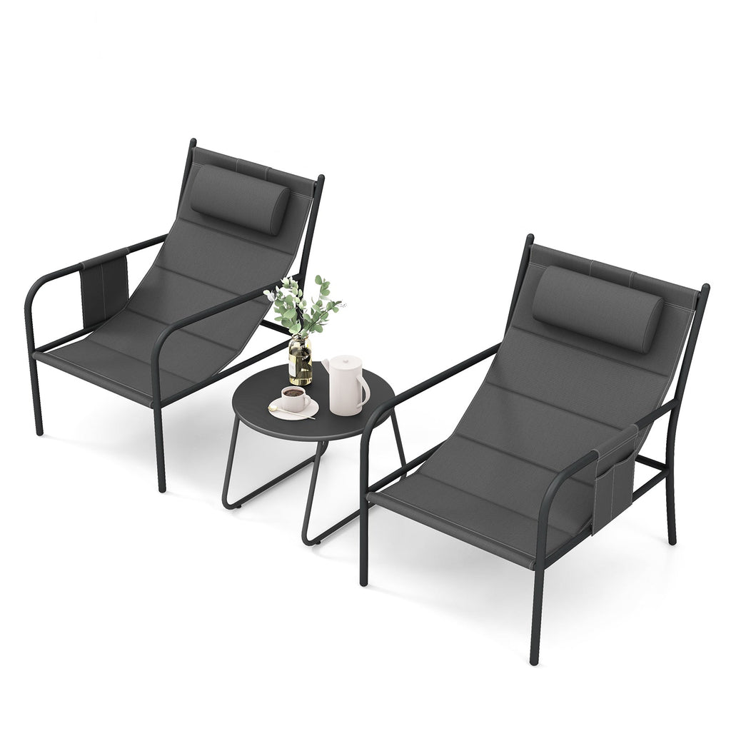 3 Piece Outdoor Bistro Set