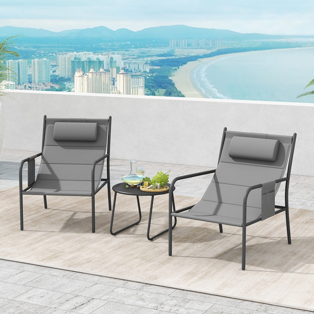 3 Piece Outdoor Bistro Set