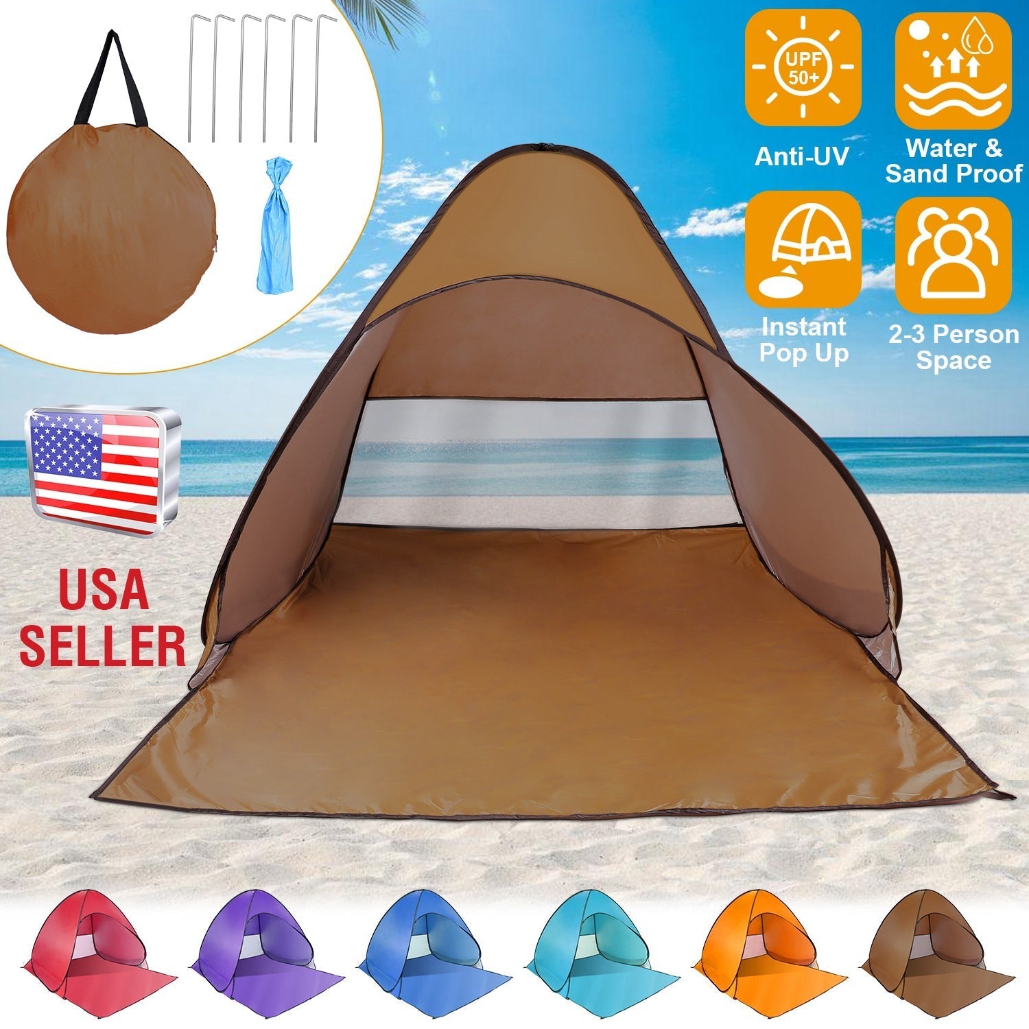 Pop Up Beach Tent