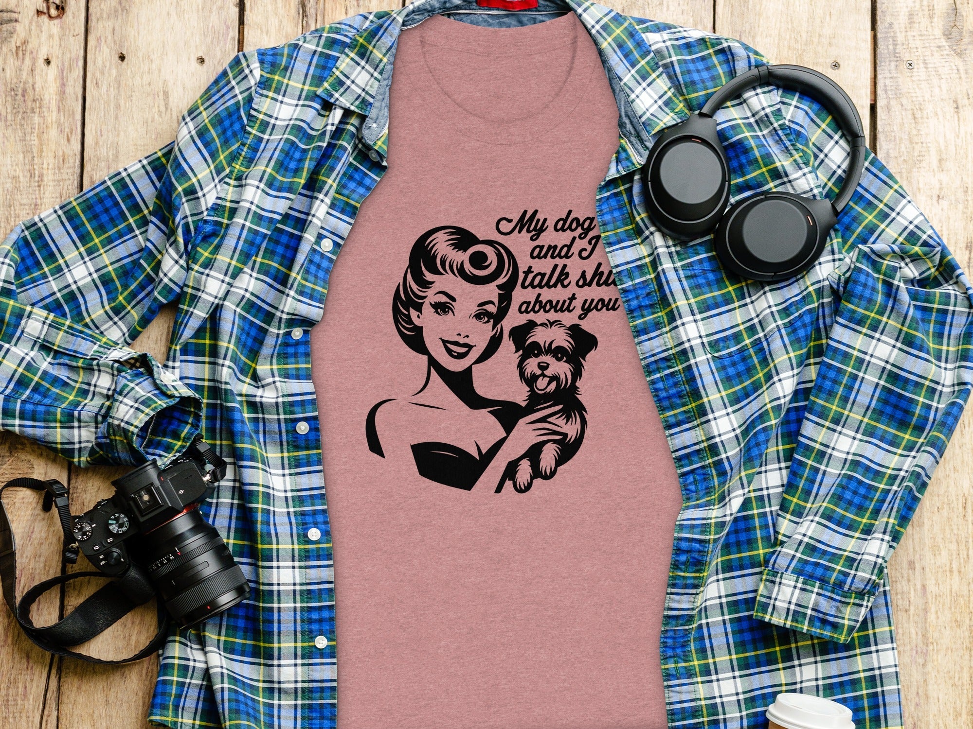My Dog and I Talk Shit About You Cute Pet Owner T-Shirt