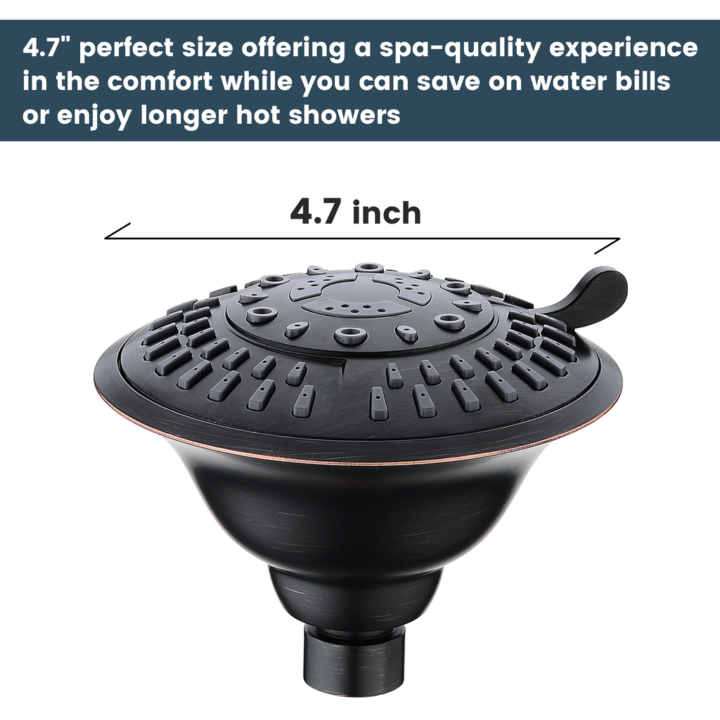 5-Spray Fixed Shower Head