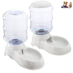 3.5L/1Gal Pet Water Dispenser Self-Dispensing Gravity Pets Water Feeder Automatic Pet Waterer Cat Dog