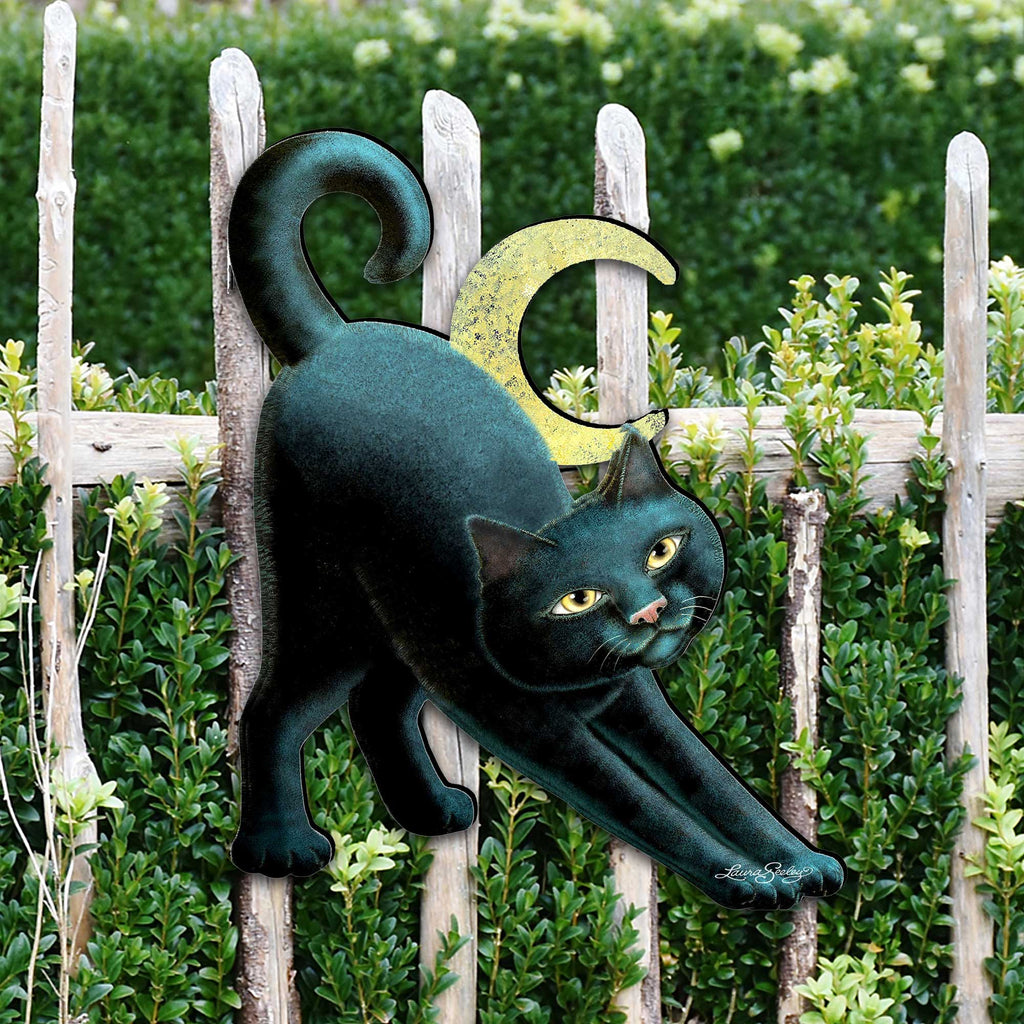 Halloween Cat Door Decor