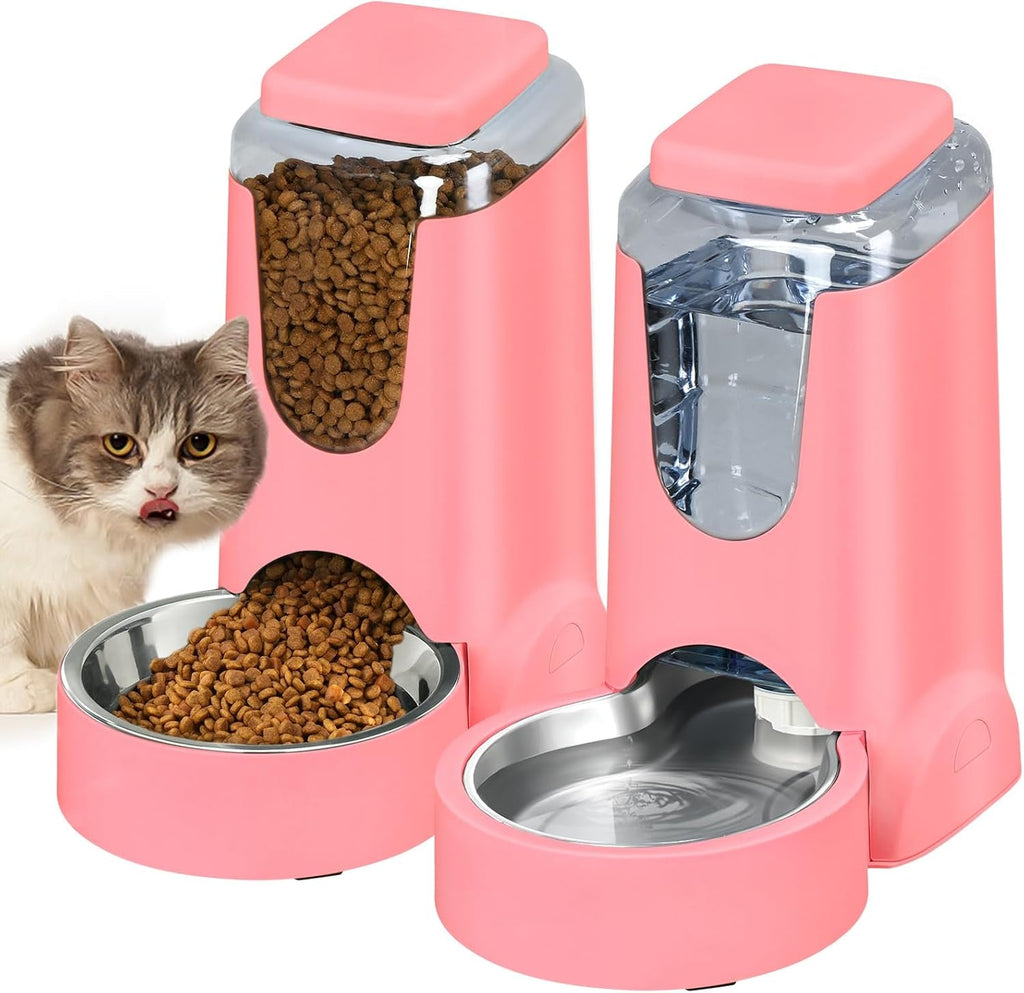 Automatic Cat Feeder & Water Dispenser Set