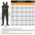 Lightweight Boot/foot Chest Waders with Boots