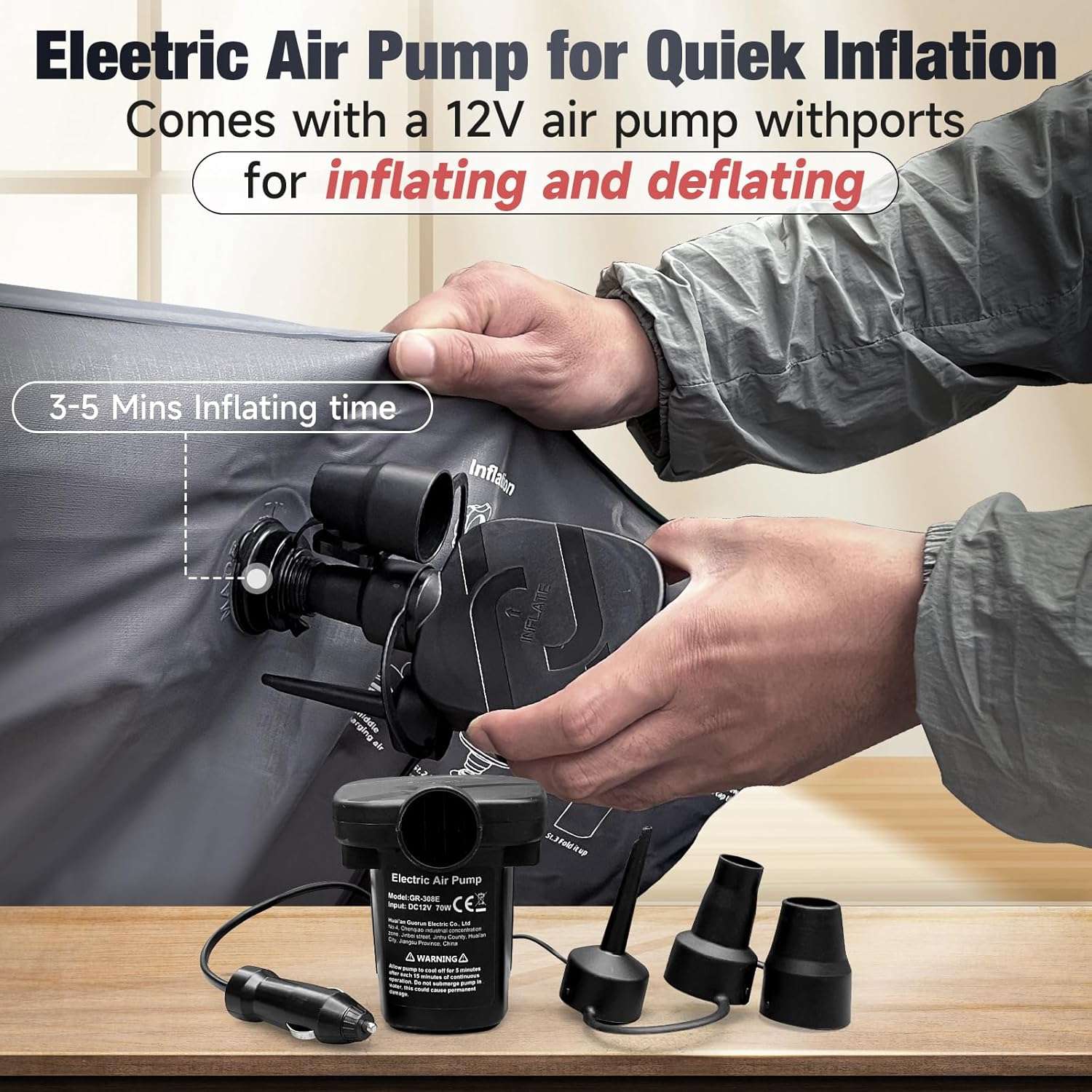 Backseat SUV/Car/Truck Air Mattress