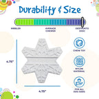 Snowflake Nylon Dog Chew Toy