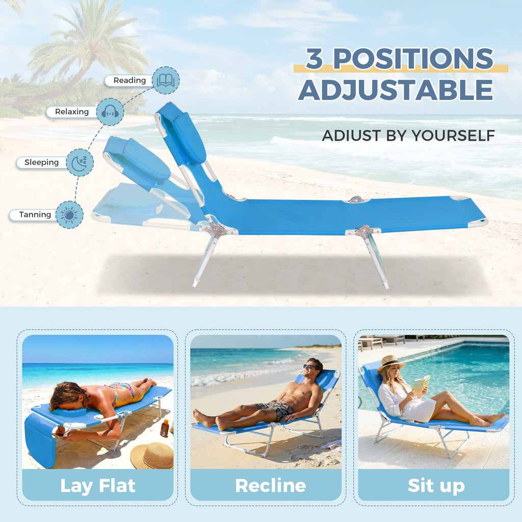 Folding Chaise Lounge Chair