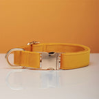 Multiple Colour Velvet Personalise Dog Collar Leash Set With Bow