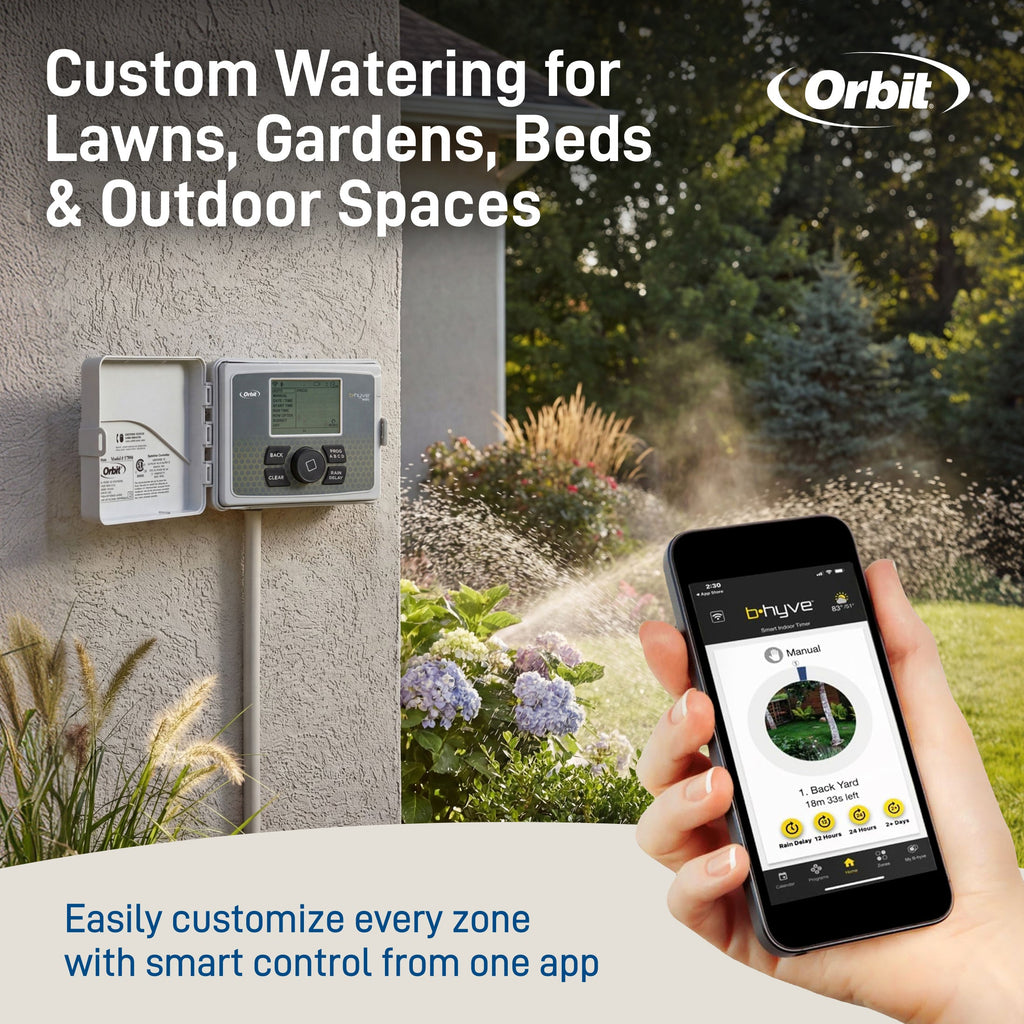 B-hyve Smart 6-Zone Indoor/Outdoor Sprinkler Controller Wi-Fi & Bluetooth | 57946