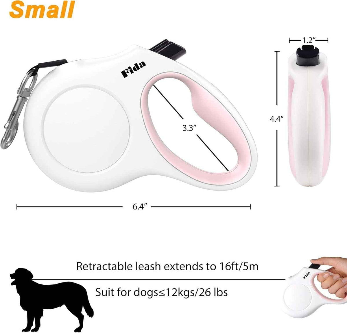 Retractable Dog Leash 16ft