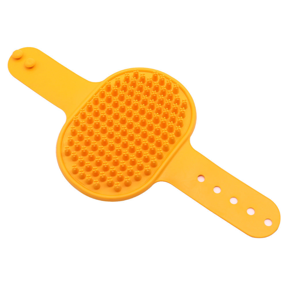 Soft Rubber Pet Bath Silicone Comb