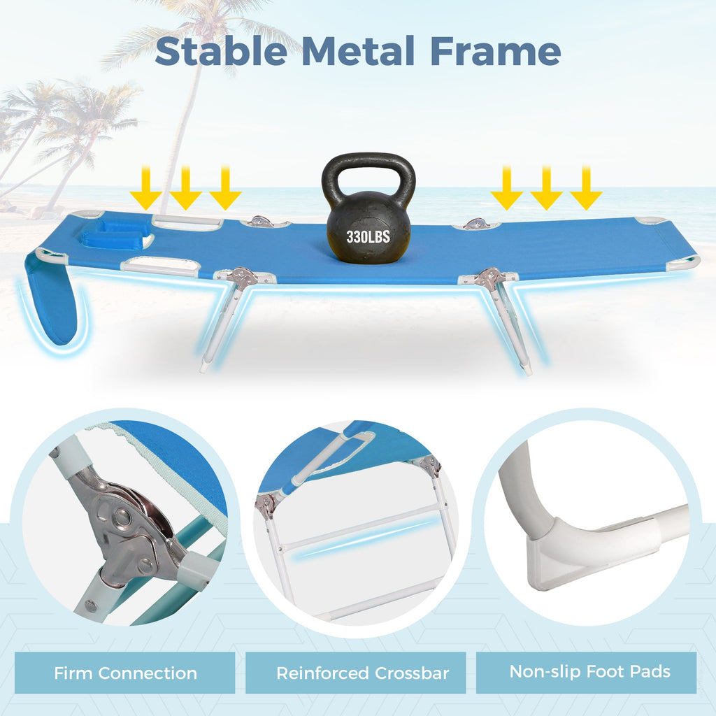 Folding Chaise Lounge Chair