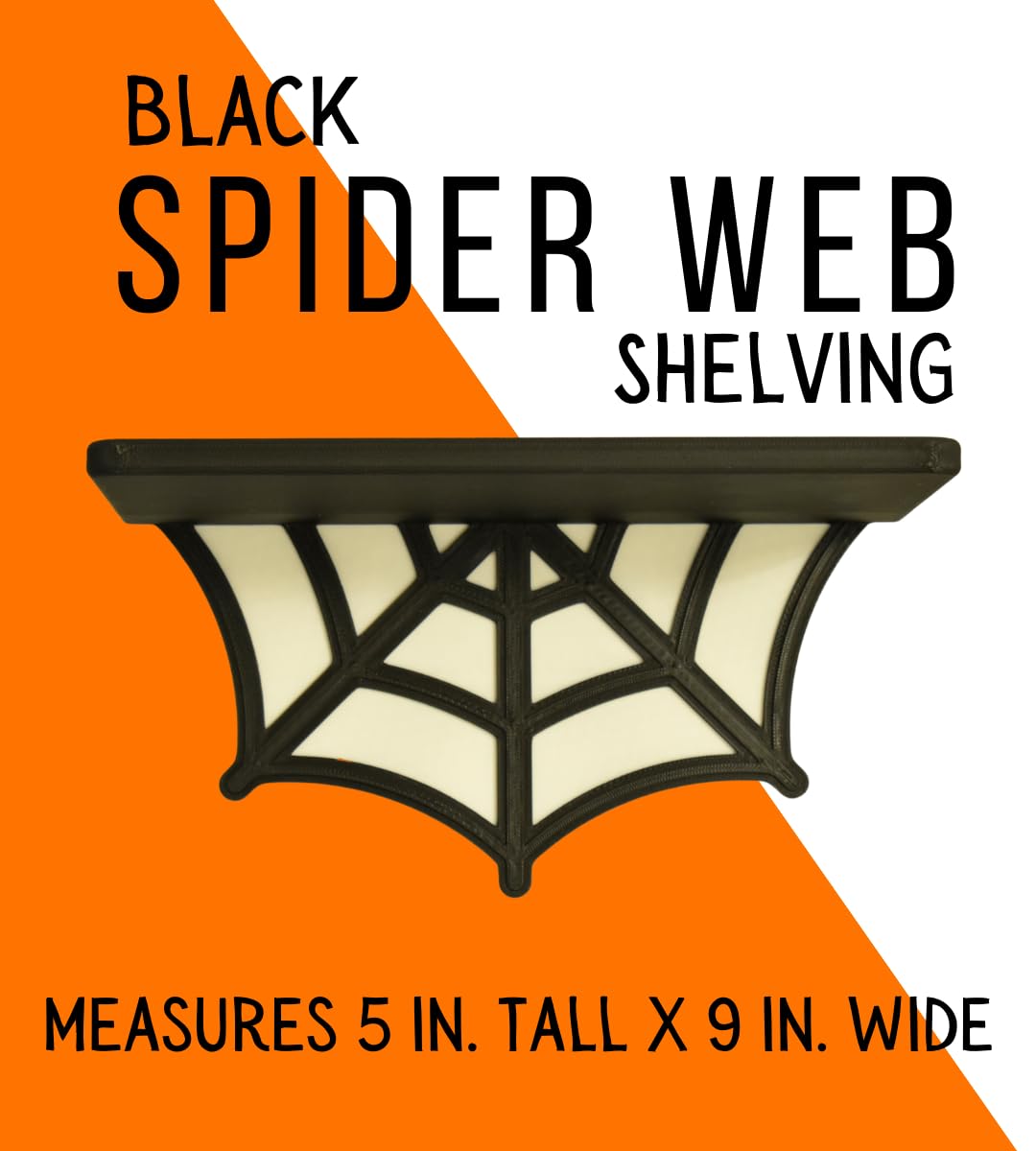 Spider Web Floating Shelf Made in USA