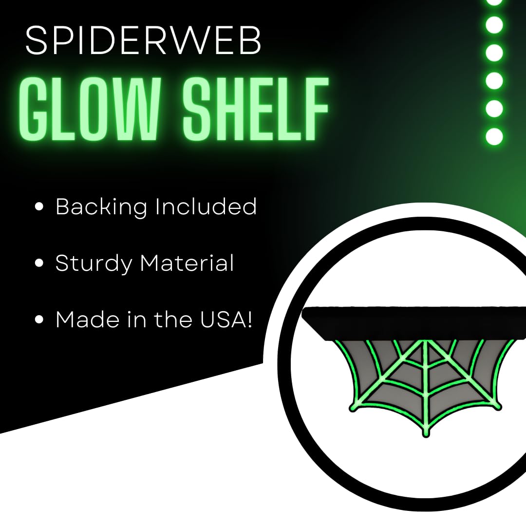 Spider Web Floating Shelf Made in USA