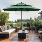 Ainfox 10FT 3 tier vented Outdoor Table Umbrella