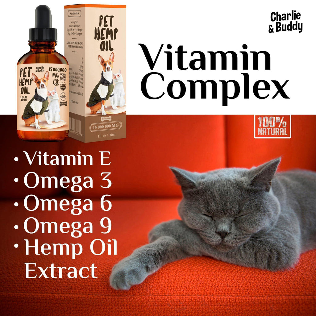 Hemp Oil for Dogs & Cats Hip & Joint & Skin Support