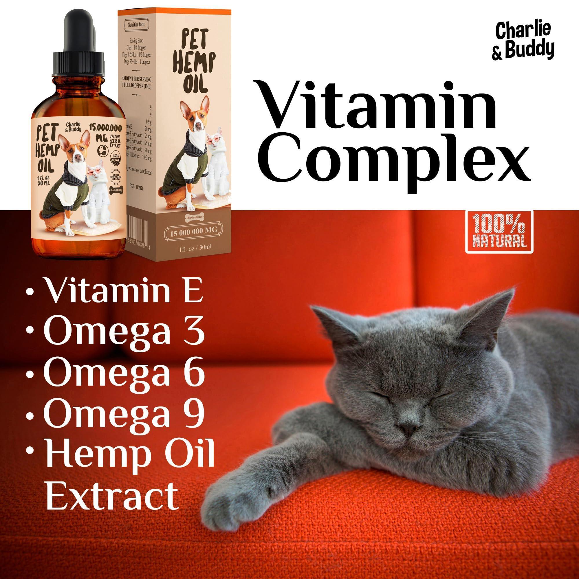 Hemp Oil for Dogs & Cats Hip & Joint & Skin Support