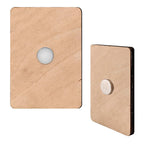 Spooky Houses Decorative Eco Wood Magnets Set of 6