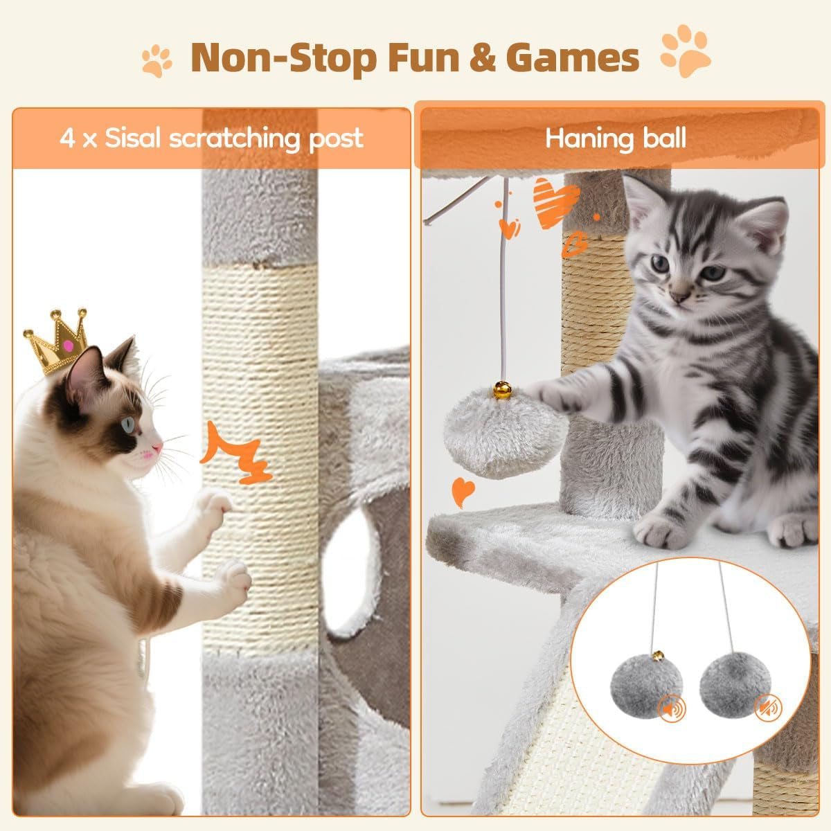 Cat Tree for Indoor Cats
