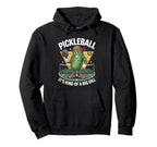 Funny Pickleball Dill Pickle Dink Paddle Hoodie - Custom Art Print Unisex