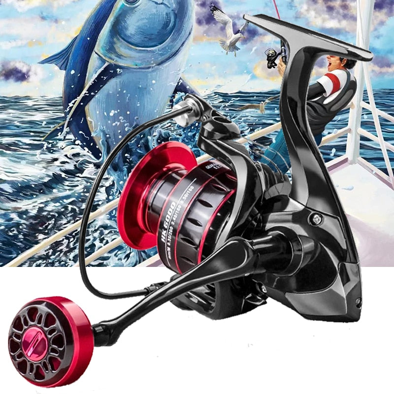 1000-7000 Metal Spool Spinning Reel Carp Fishing