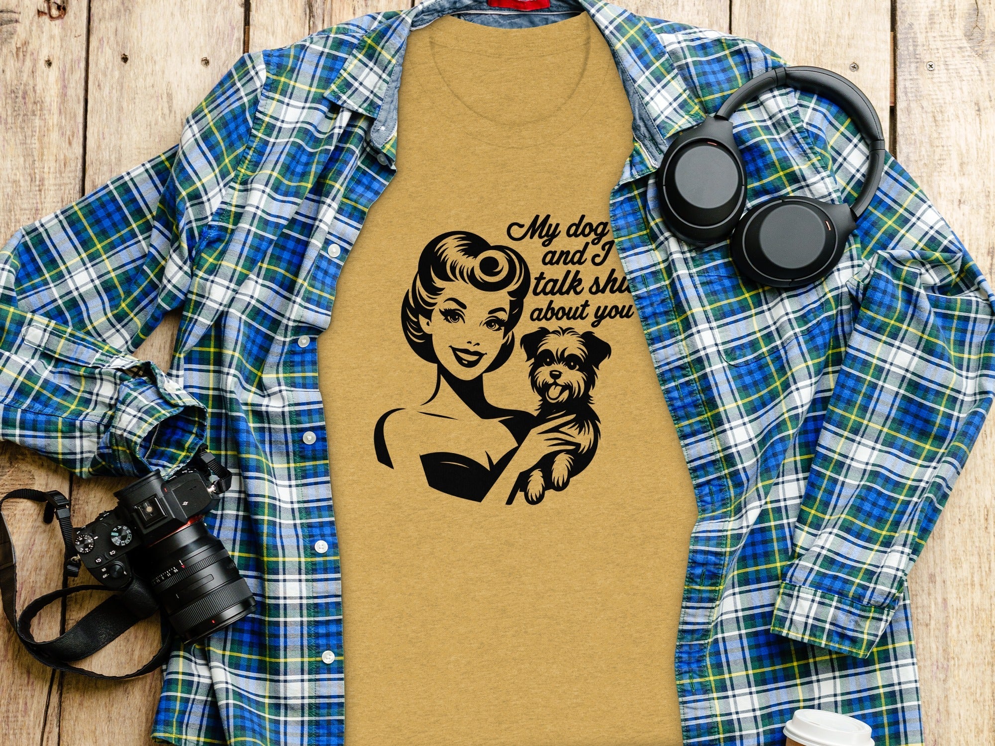 My Dog and I Talk Shit About You Cute Pet Owner T-Shirt