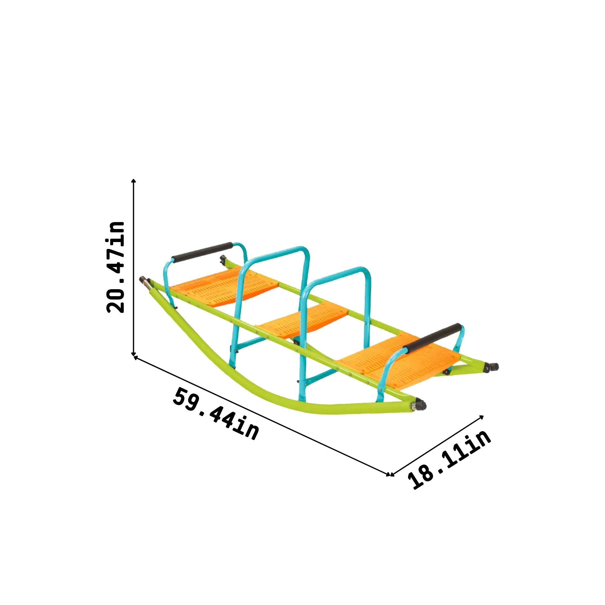 Kids Seesaw Plastic Seat Playground Equipment