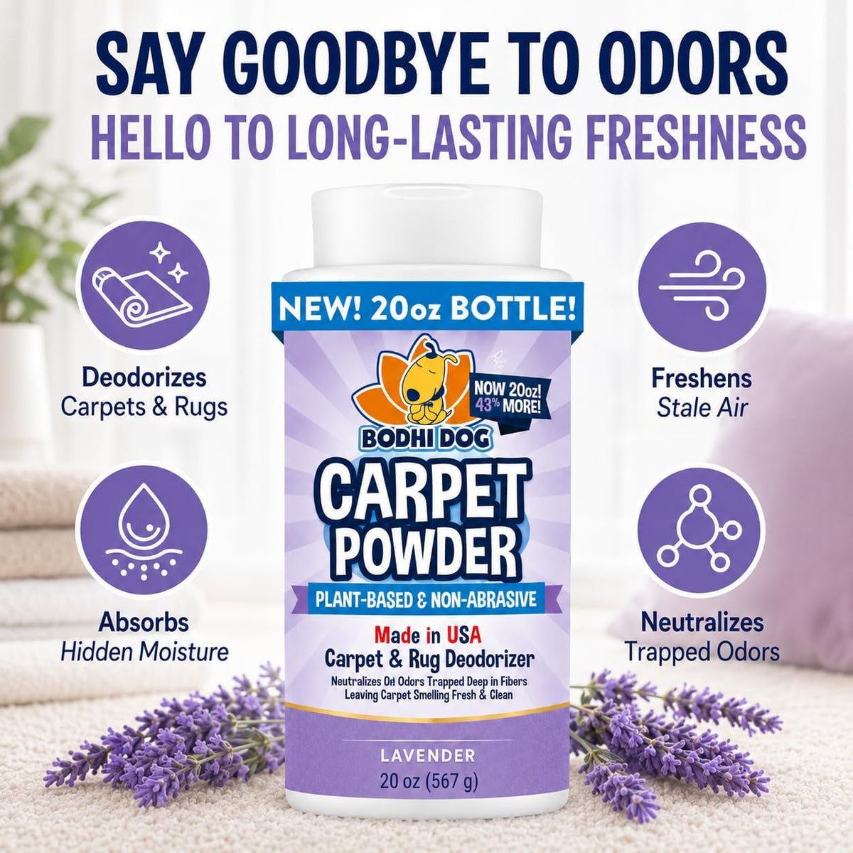 Dog Natural Pet Carpet Deodorizer
