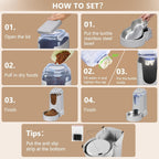 Automatic Cat Feeder & Water Dispenser Set