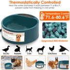 Heated Water Bowl for Dog Cat 74.4OZ