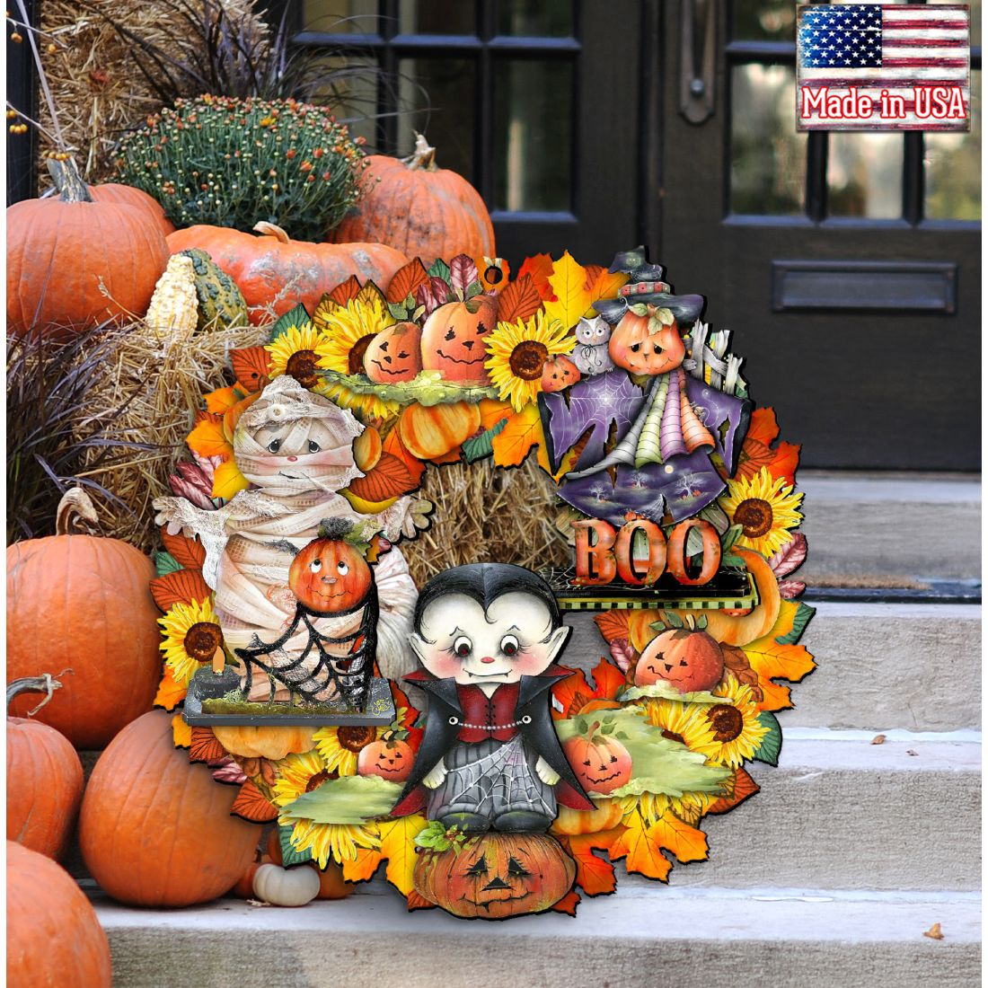 Halloween Holiday Door Wreath