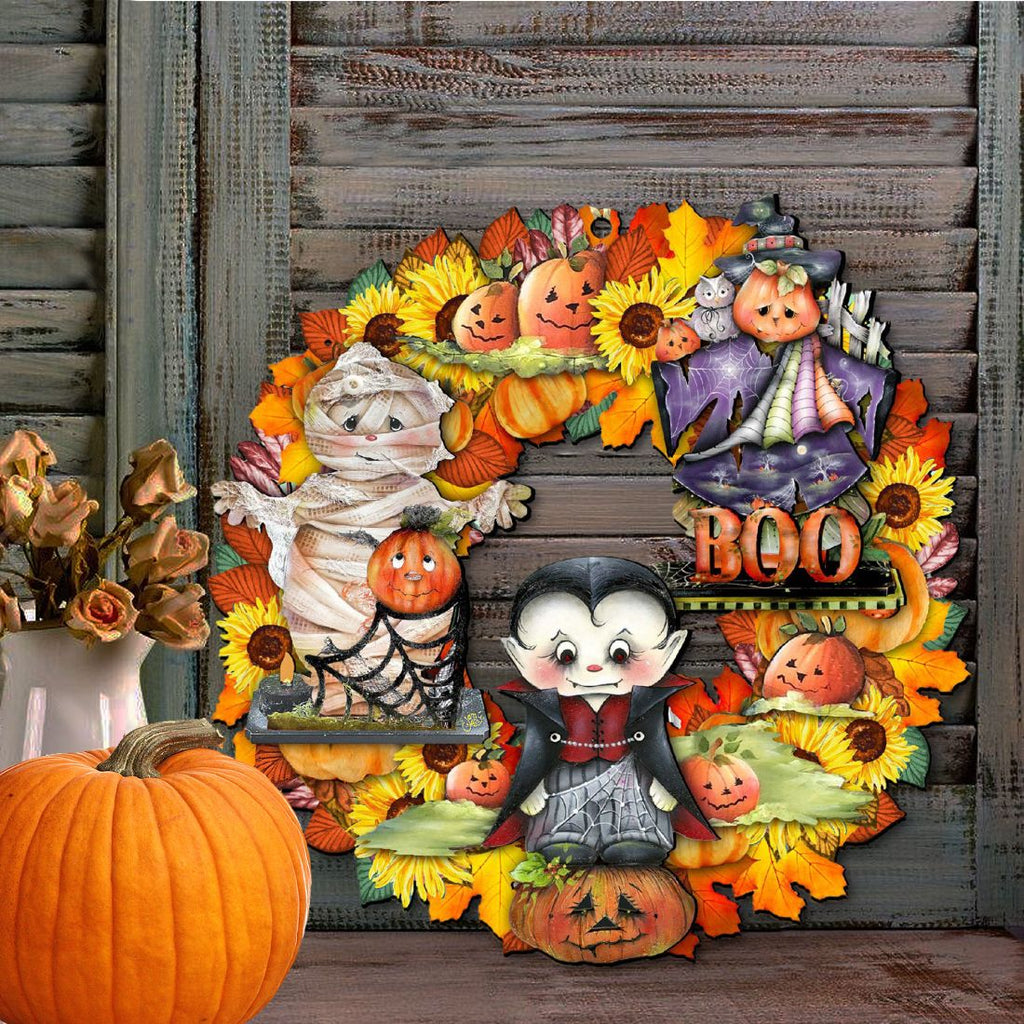 Halloween Holiday Door Wreath