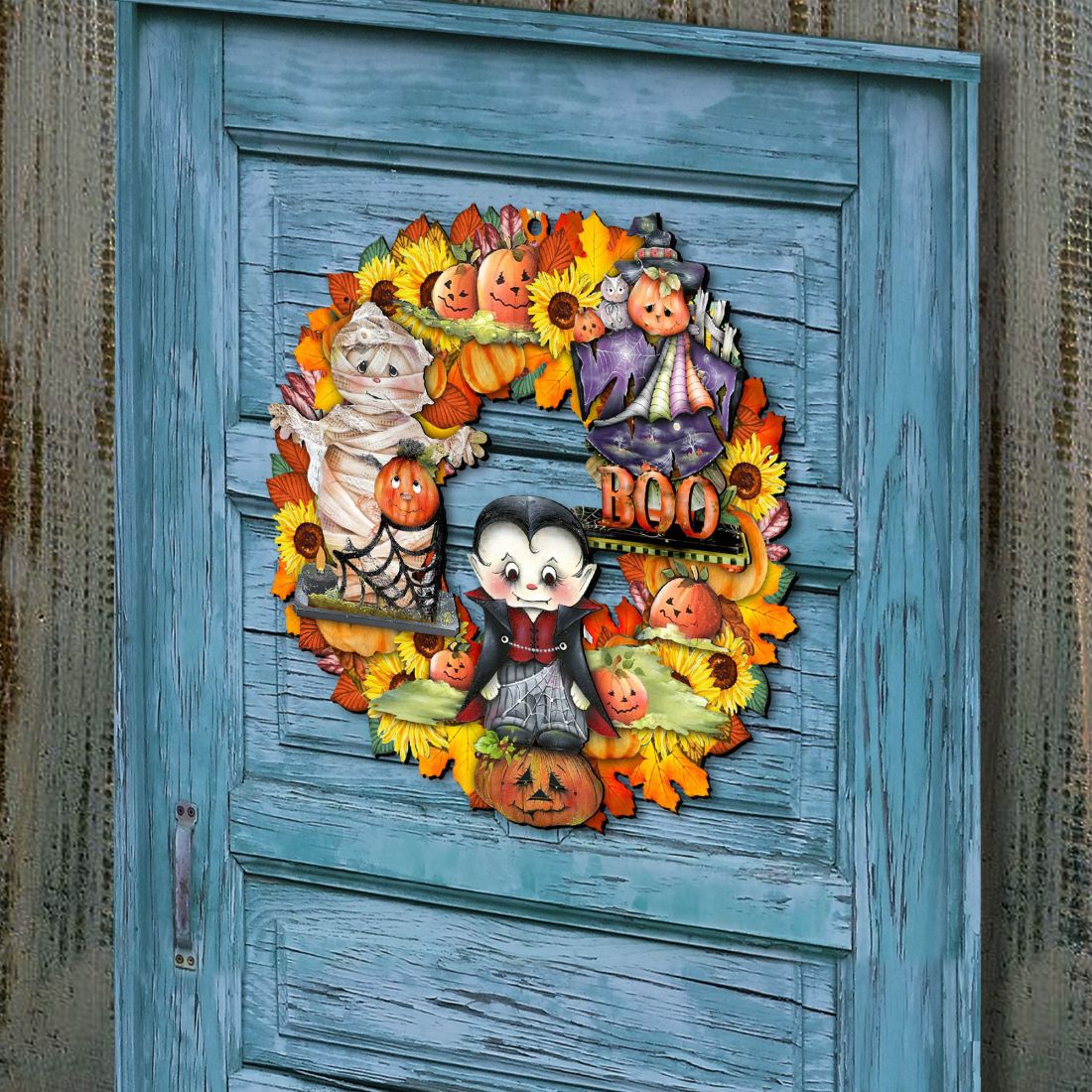 Halloween Holiday Door Wreath