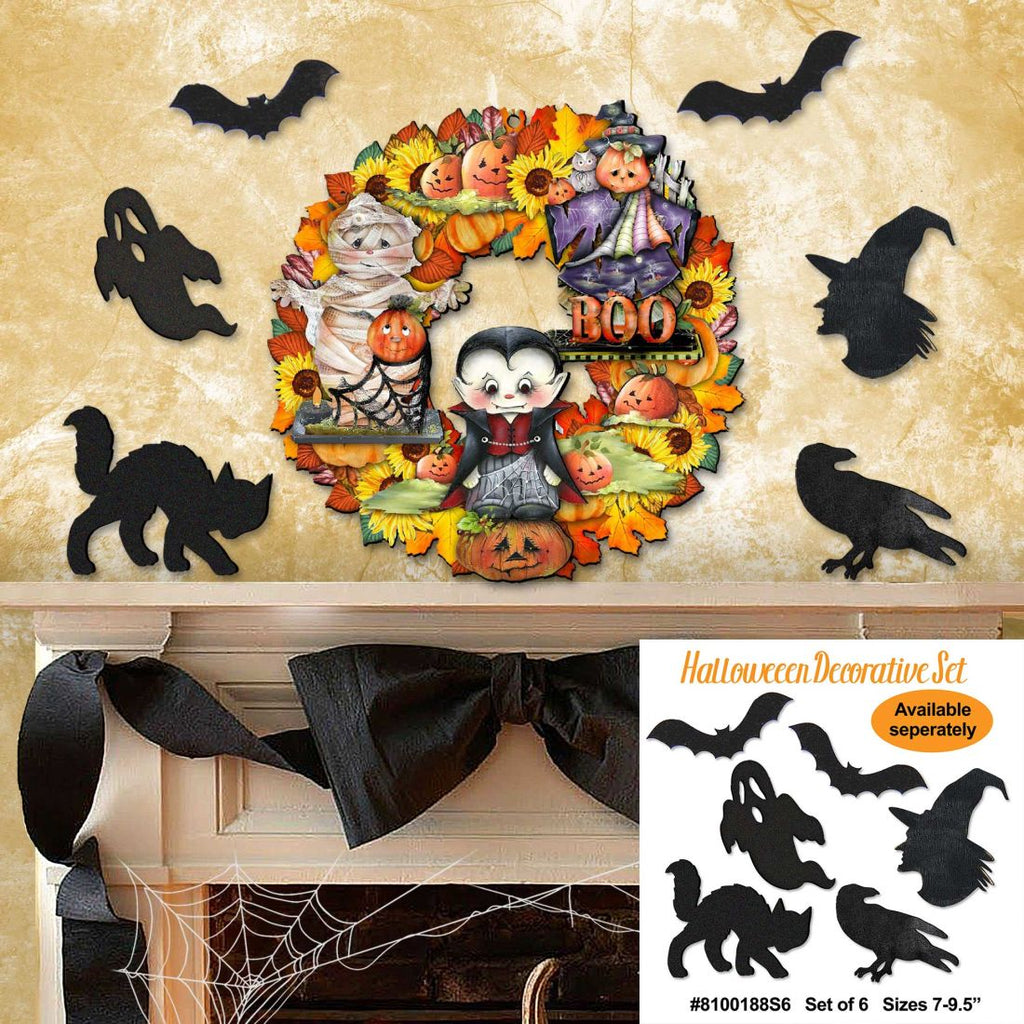 Halloween Holiday Door Wreath