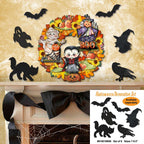 Halloween Holiday Door Wreath
